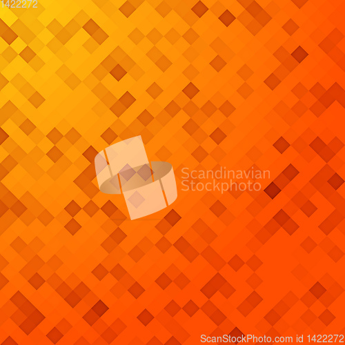 Image of orange pixel background