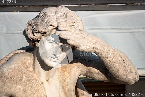 Image of statue at Cathedral Milan Italy