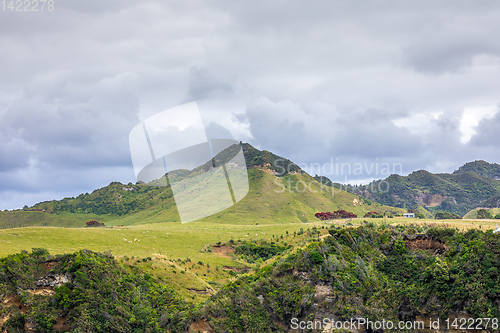 Image of landscape scenery, New Zealand
