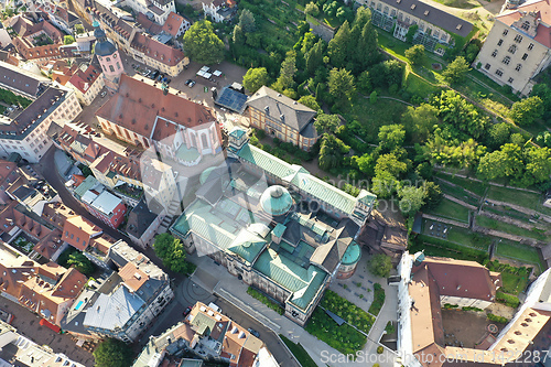 Image of aerial view to spa Baden-Baden south Germany