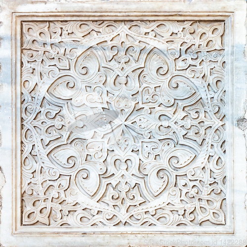 Image of stone ornament in Cairo Egypt