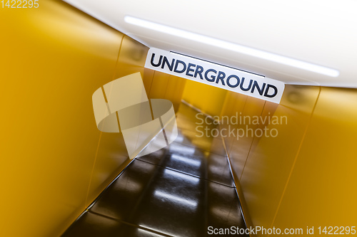 Image of A typical underground corridor background