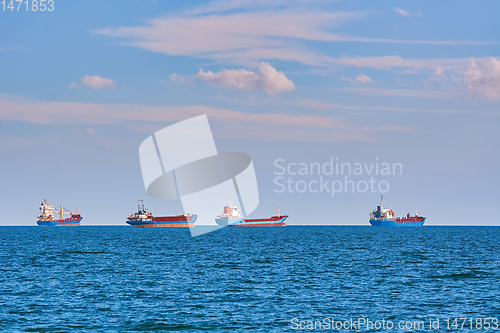 Image of Ships in the sea