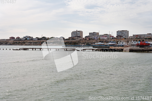 Image of Autumn coast of the Caspian Sea.