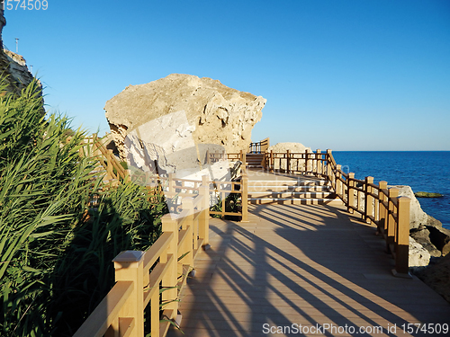 Image of Cliffs by the sea.