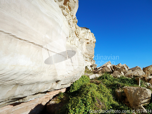 Image of Cliffs by the sea.