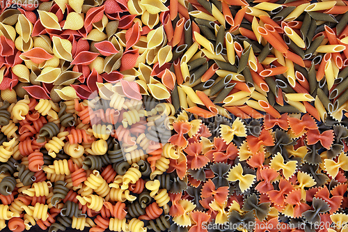 Image of Italian Tricolore Dried Pasta Food Varieties