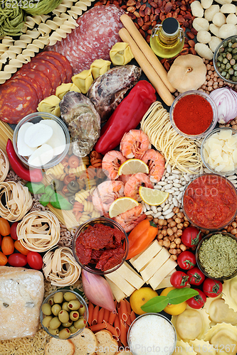 Image of Low Cholesterol Mediterranean and Italian Diet Food