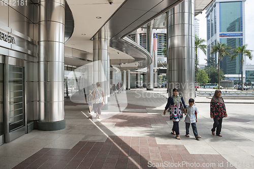 Image of Entrance of the Petronas Twin Towers, Kuala Lumpur, Malaysia