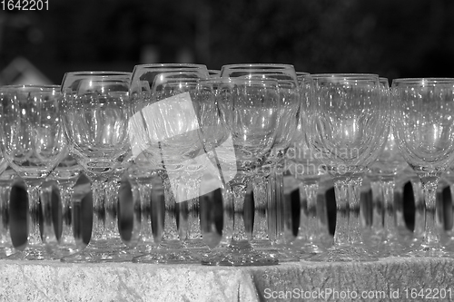 Image of Stack wine glasses