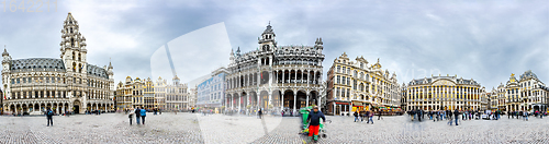 Image of Brussels grand place panorama