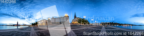 Image of Stockholm Old Town  Skyline in Gamla Stan