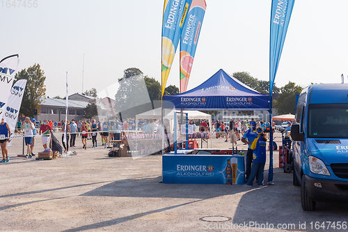 Image of Altötting/Germany/ Bavaria-13.September: OMV Half Marathon Altötting 2020