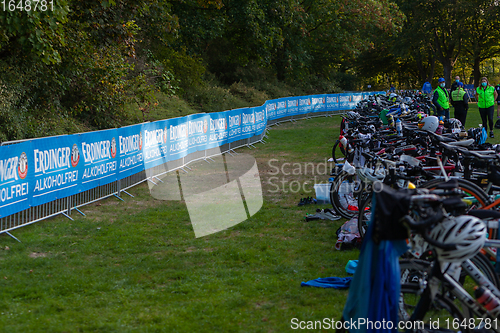 Image of Ratingen/Germany/ North Rhine-Westphalia - September 20: 12th Stadtwerke Ratingen Triathlon a historic event