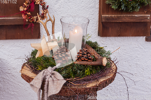 Image of Christmas decoration for outside