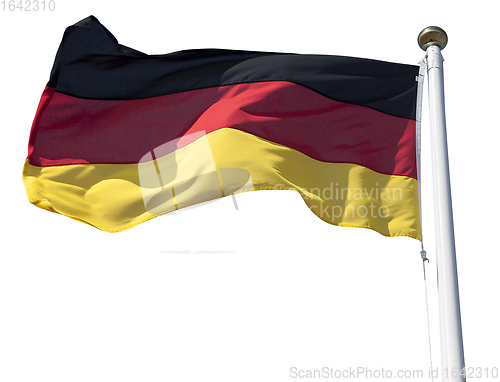 Image of Germany flag on white
