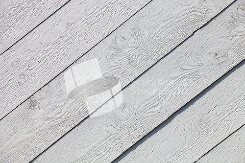 Image of White rustic wooden planks background