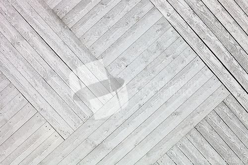 Image of White rustic wooden planks background