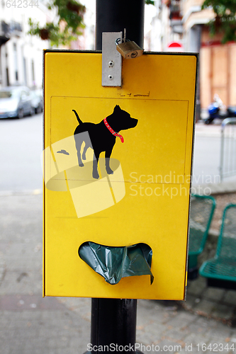 Image of Dog poop bag dispenser