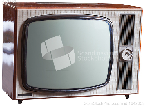 Image of Old Russian TV set