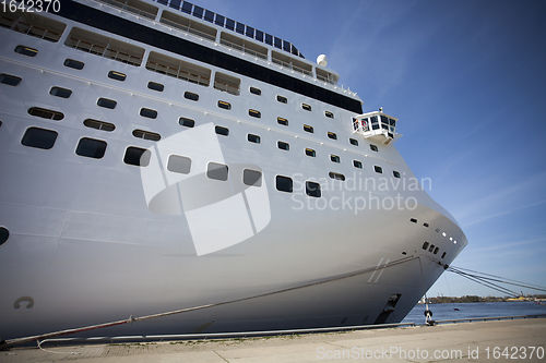 Image of Cruise ship in port