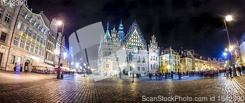 Image of Wroclaw Market Square with Town Hall