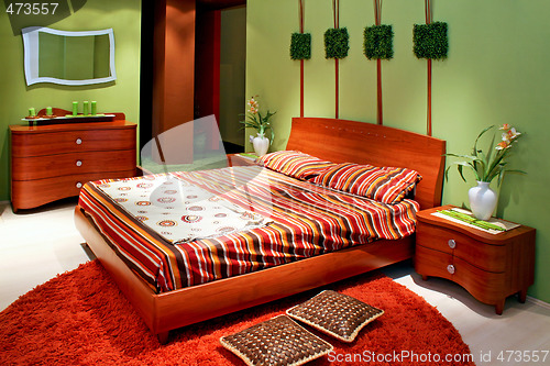 Image of Green bedroom