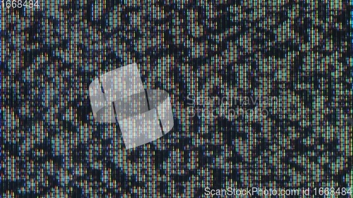 Image of Macro shot of TV LCD matrix