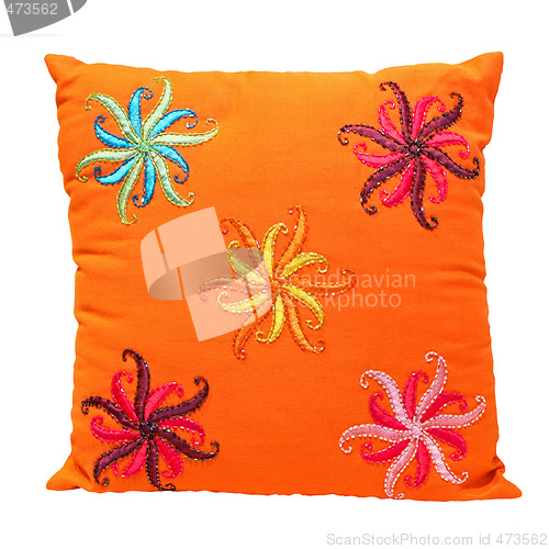 Image of Orange pillow