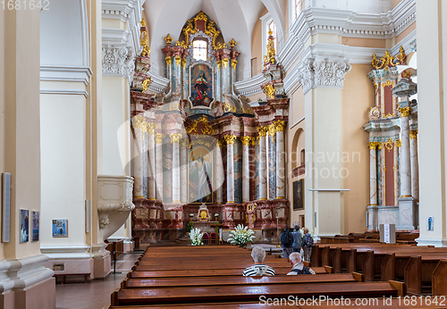 Image of Church of St. Casimir interior in Vilnius