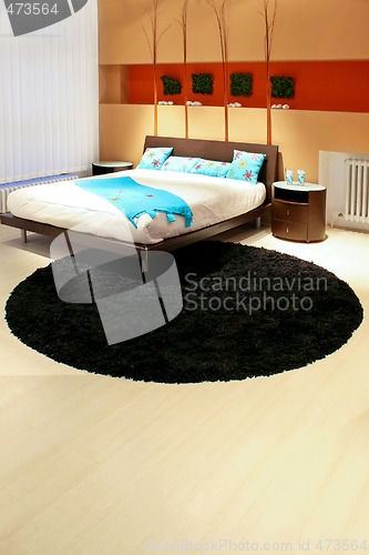 Image of Terracotta bedroom vertical