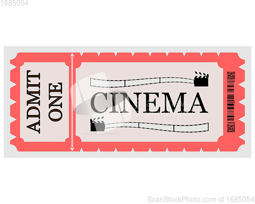 Image of movie ticket with captions