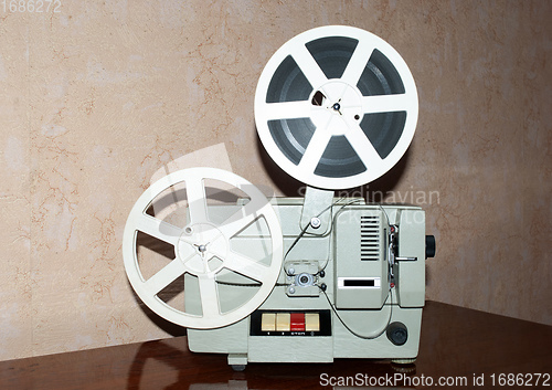 Image of old movie projector