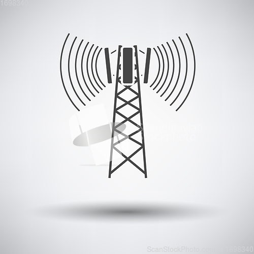 Image of Cellular broadcasting antenna icon