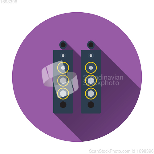 Image of Audio system speakers icon