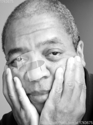 Image of African american male expressions.