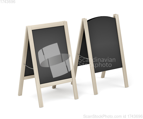 Image of Wooden menu display boards
