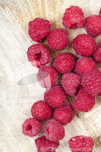 Image of raspberries close up