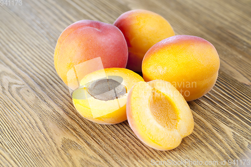 Image of Fresh ripe apricots