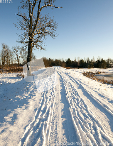 Image of Road in the winter season