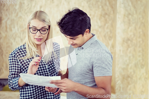 Image of Portrait of a business team At A Meeting