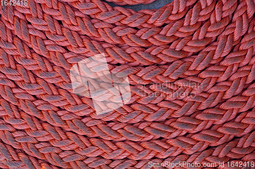 Image of Red rope texture