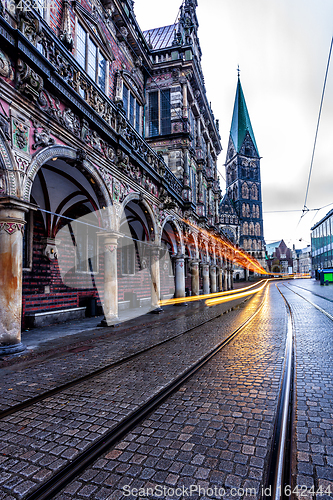 Image of Bremen old Town Hall and Cathedral