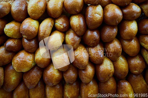 Image of variety of baked goods, bakery, photo icon for basic food, freshness and variety of goods