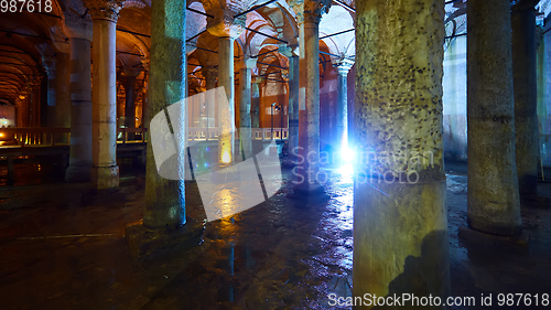 Image of The Basilica Cistern - underground water reservoir build by Empe