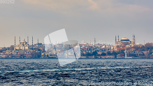 Image of Blue Mosque, Hagia Sophia and Topkapi Palace. Popular Places in Istanbul