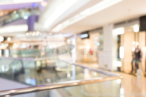 Image of Luxury shopping mall and retails store interior for background