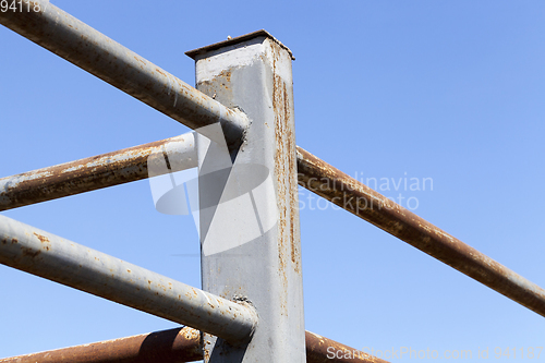 Image of metal fence