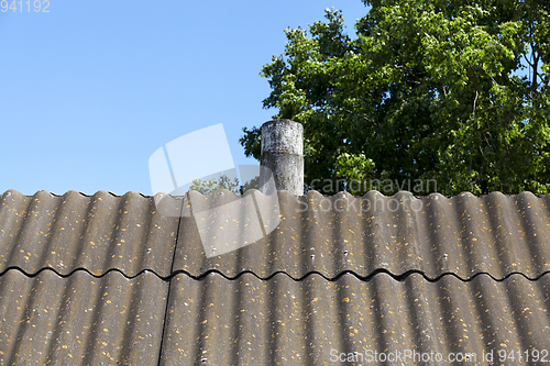 Image of roof of a building