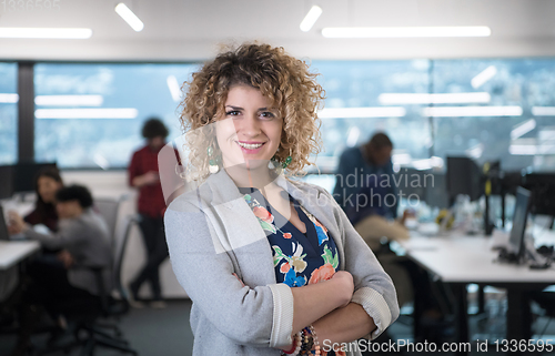 Image of portrait of young female software developer